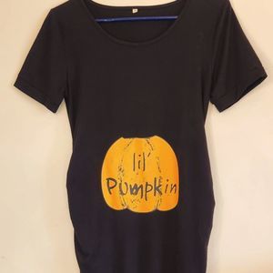 NWOT Maternity "Lil Pumpkin" Dress Fall/Halloween